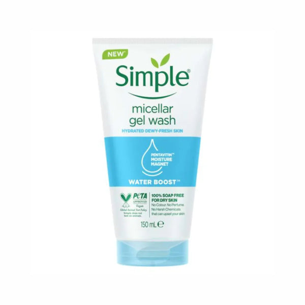 Simple Water Boost Micellar Gel Facial Wash