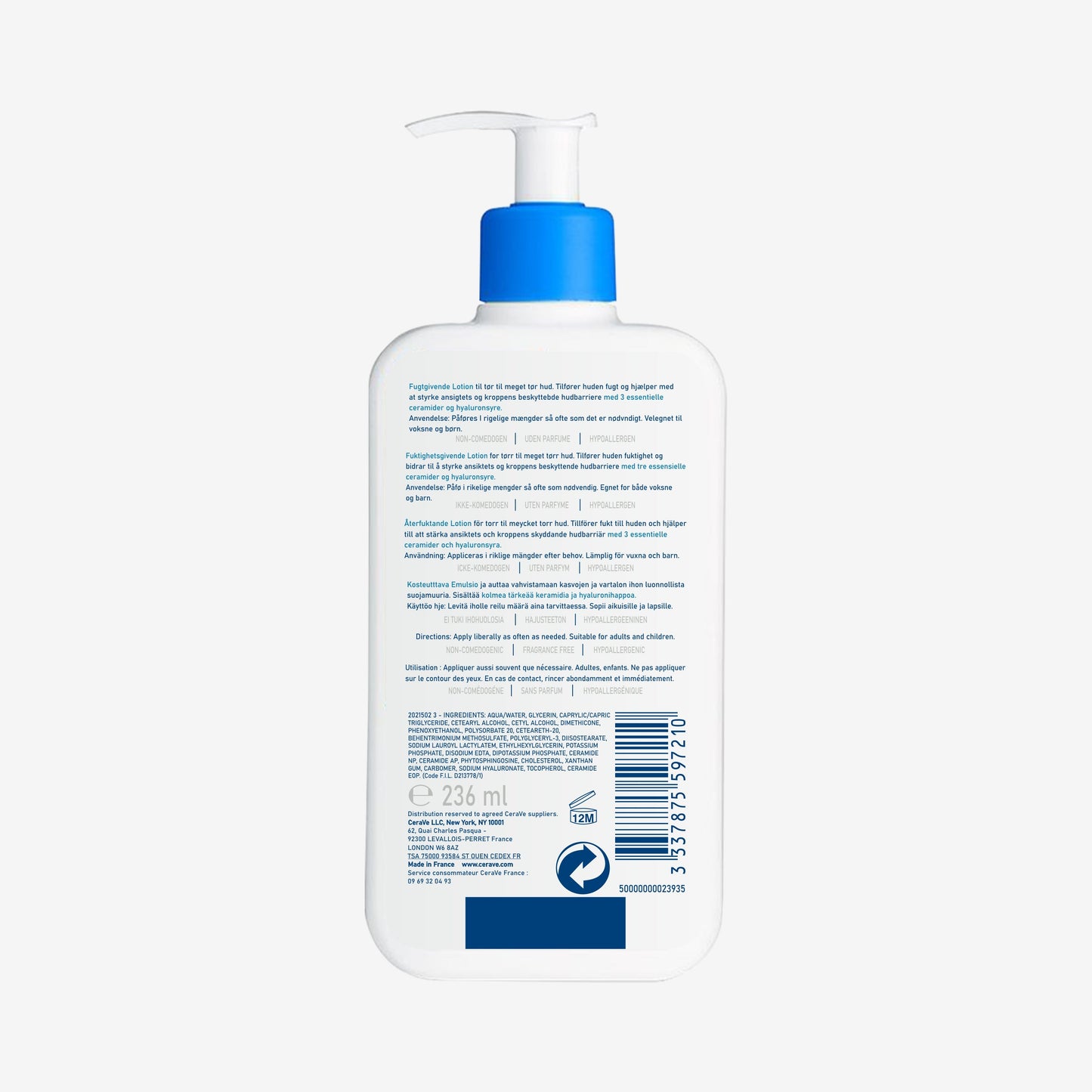 CeraVe Moisturizing Lotion for Dry Skin to very Dry Skin  236ML